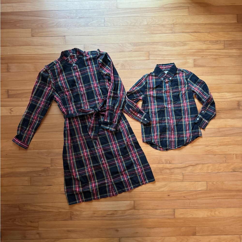 J. Crew Holiday Mother/Son Matching Set